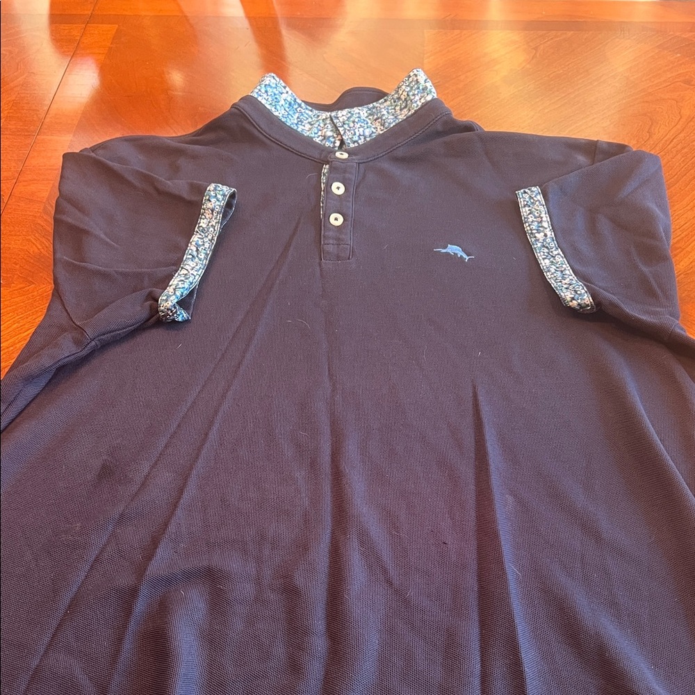 Tommy Bahama Blue Floral Shirt